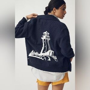 Anthropologie The Normal Brand Lighthouse Cardigan Sweater - NWT